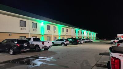 Our Motel in Salina, KS on the way to Denver.
