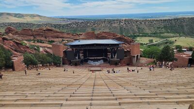 Red Rocks Amphitheater
View from top looking down on stage
