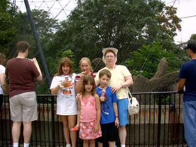 Mom with all the kids
